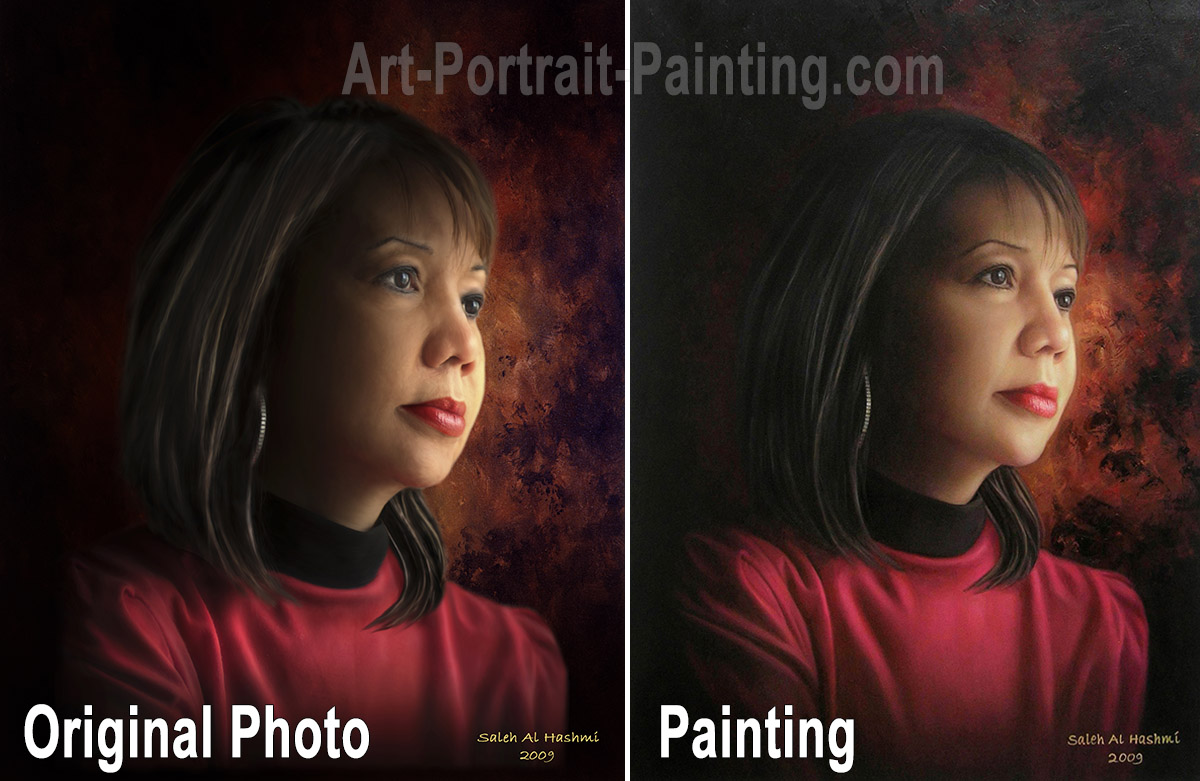 Portrait Painting : Self Portraits