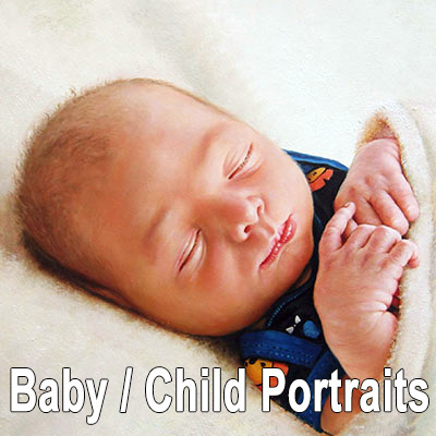 Portrait Painting : Baby & Child Portraits