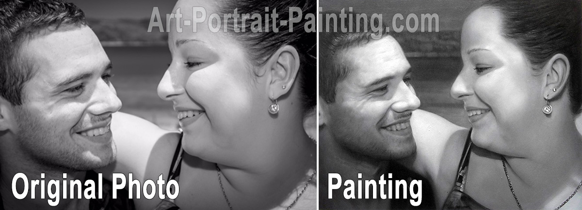 Portrait Painting : Family & Wedding